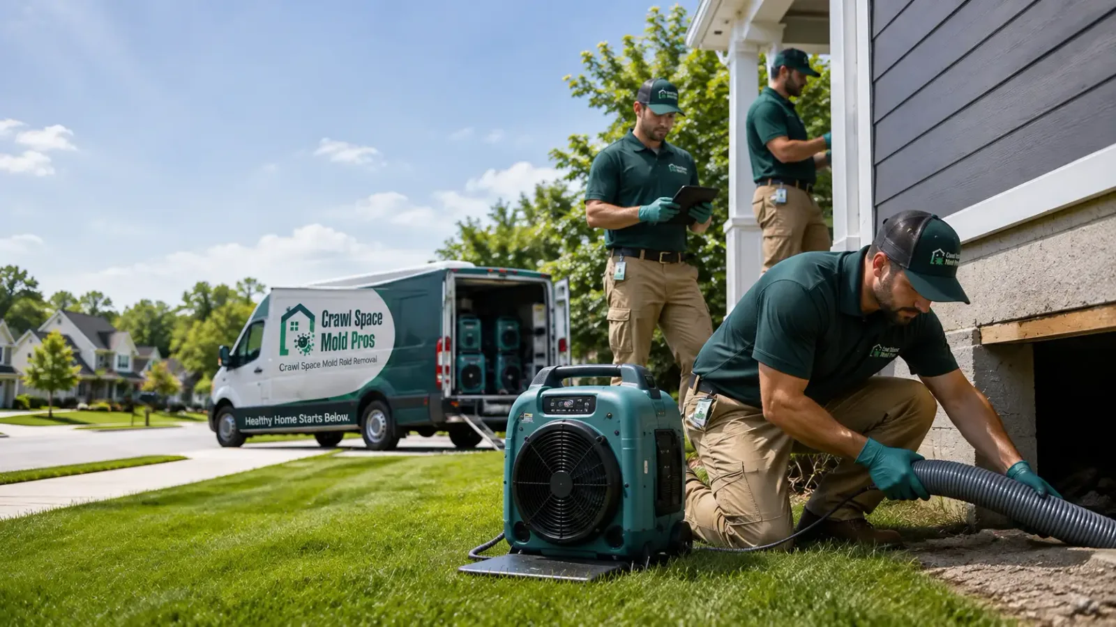 Crawl Space Mold Removal in Westwood, MA